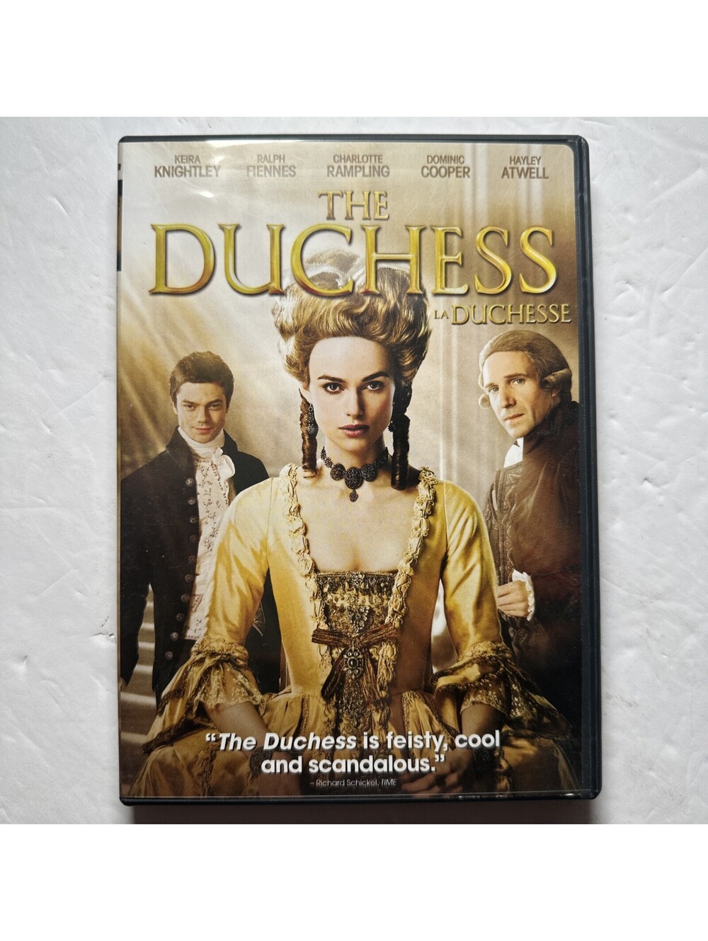 The Duchess DVD 2008 Keira Knightley Ralph Fiennes Historical Drama Film